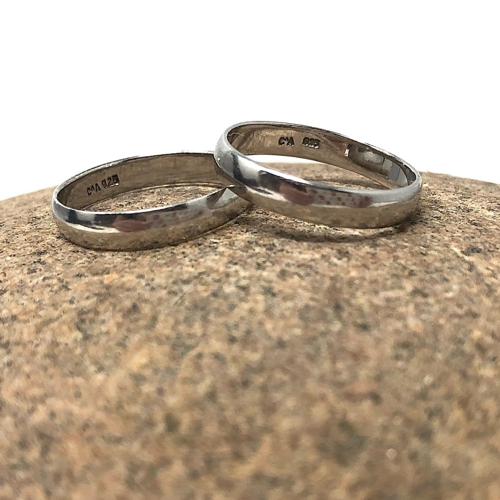 Château d´Argent sterling silver 925 band rings